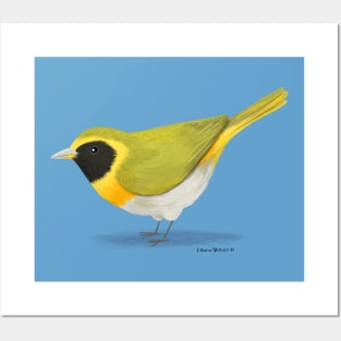 Guira Tanager Bird Posters and Art